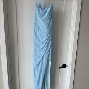Azazie Kalea bridesmaid dress in Sky blue